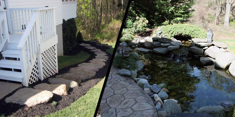 Side Yard Renovation & Water Feature